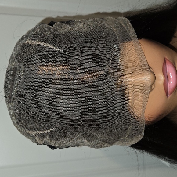 16" Raw Virgin Malaysian Straight Full Lace Wig - Picture 6 of 9